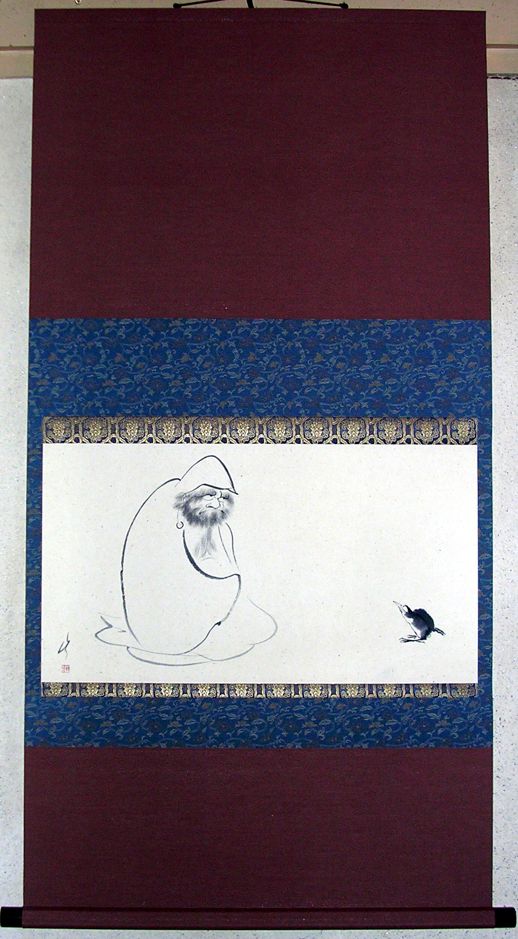 Daruma and the bird