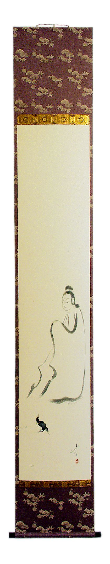 Kannon Bodhisattva in white robe