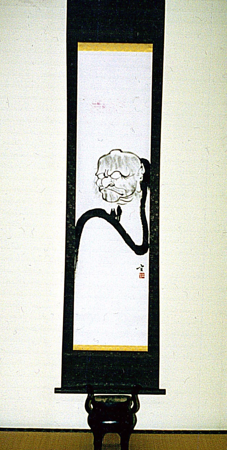 Rinzai in tokonoma
