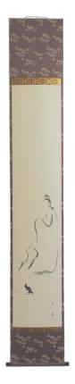 Kannon Bodhisattva in white robe
